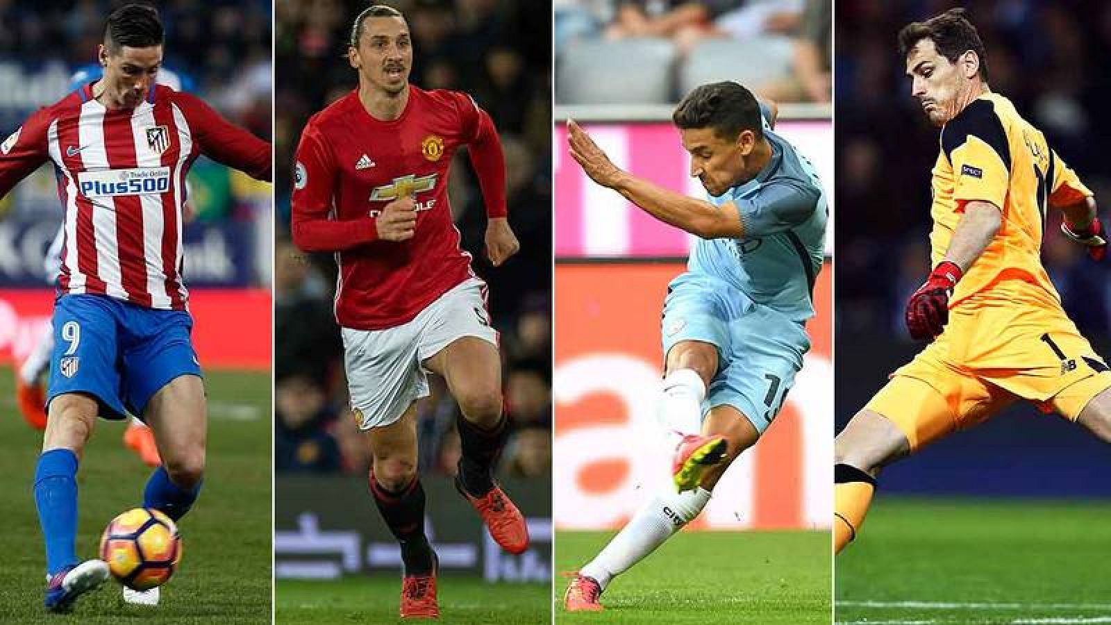 Fernando Torres, Zlatan Ibrahimovic, Jesús Navas e Iker Casillas, cuatro jugadores de talla mundial que quedan libres este 30 de junio.