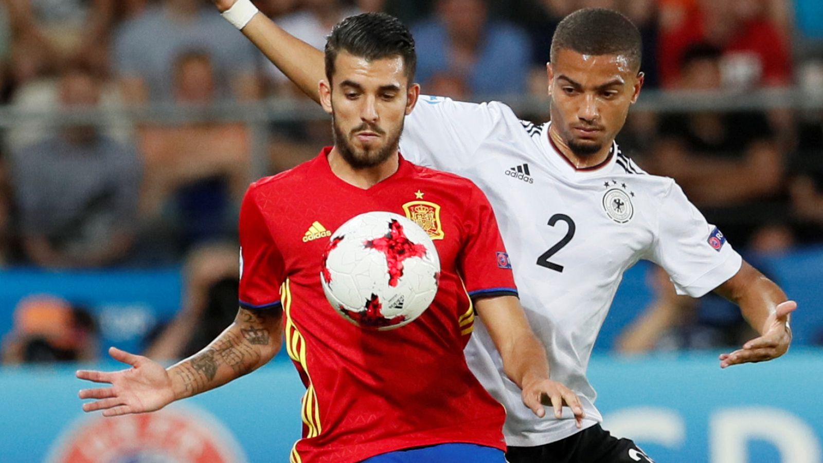 Dani Ceballos, en la reciente Eurocopa sub-21, donde ha sido MVP