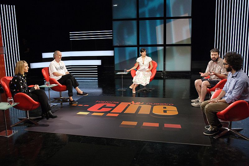 Participantes del coloquio del viernes en 'Historia de nuestro cine'
