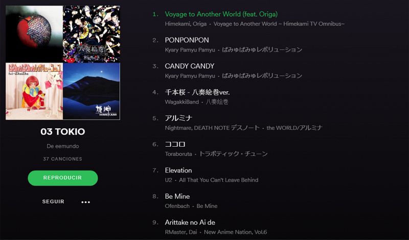 Música para viajar.... Tokio
