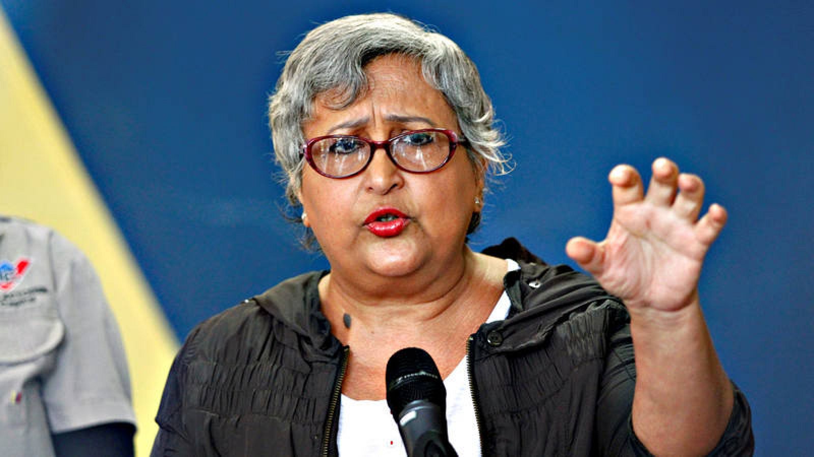  La presidenta del Consejo Nacional Electoral, Tibisay Lucena, se encuentra entre los altos cargos venezolanos sancionados por Estados Unidos