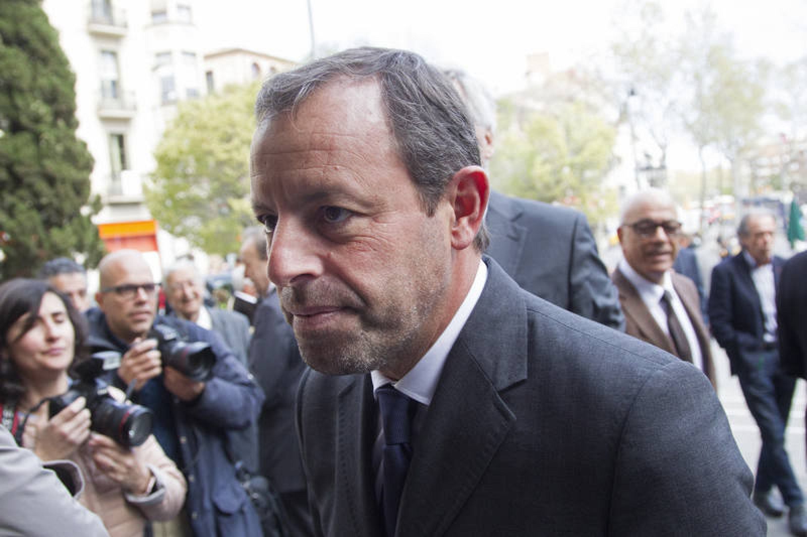 El expresidente del FC Barcelona, Sandro Rossell.