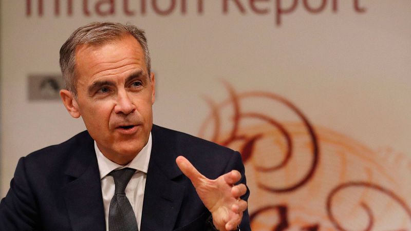 El gobernador del Banco de Inglaterra, Mark Carney