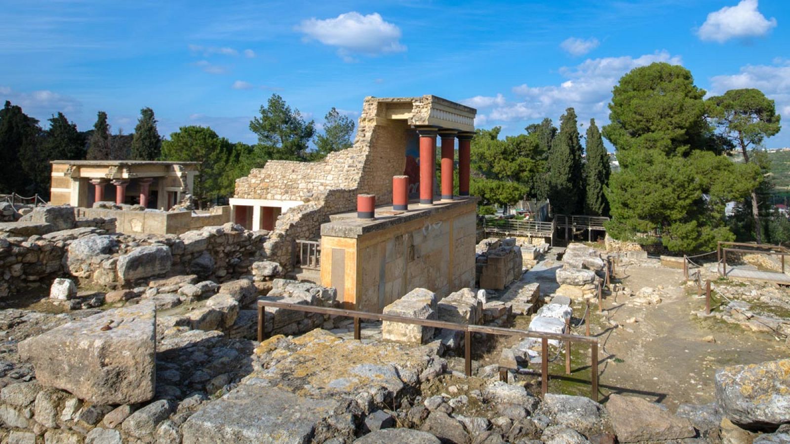 Imagen de archivo de los restos del Palacio de Cnosos, en Creta.