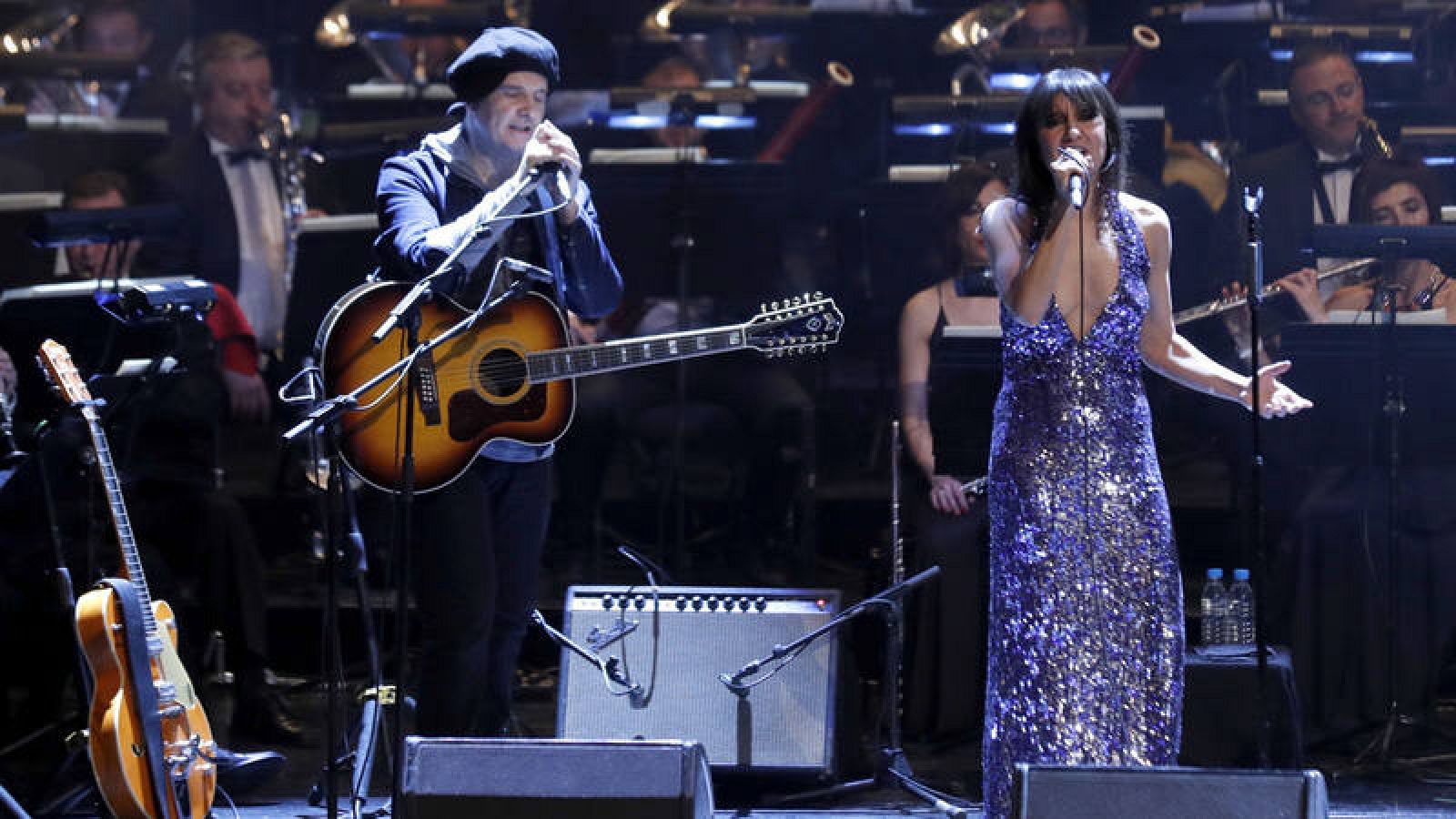 Foto de archivo de la Amaral en un concierto en el Teatro Real en enero