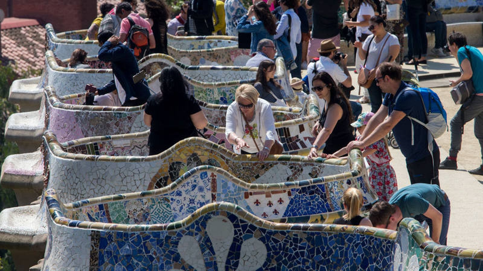 Fotografía de archivo del Parque Güell, uno de los atractivos turísticos de Barcelona