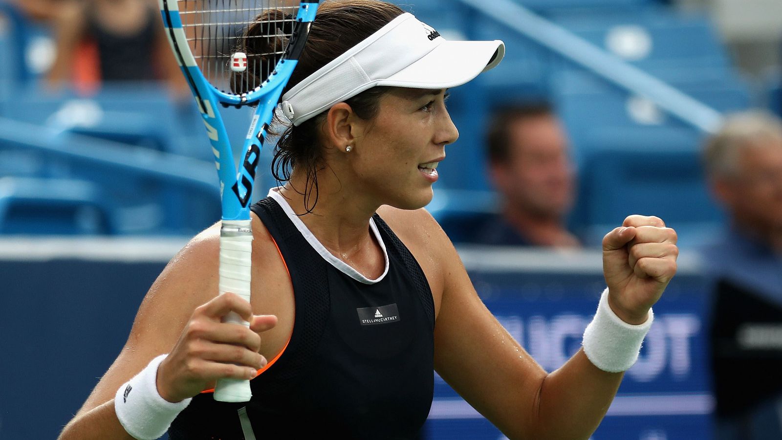 La tenista española Garbiñe Muguruza, en Cincinnati