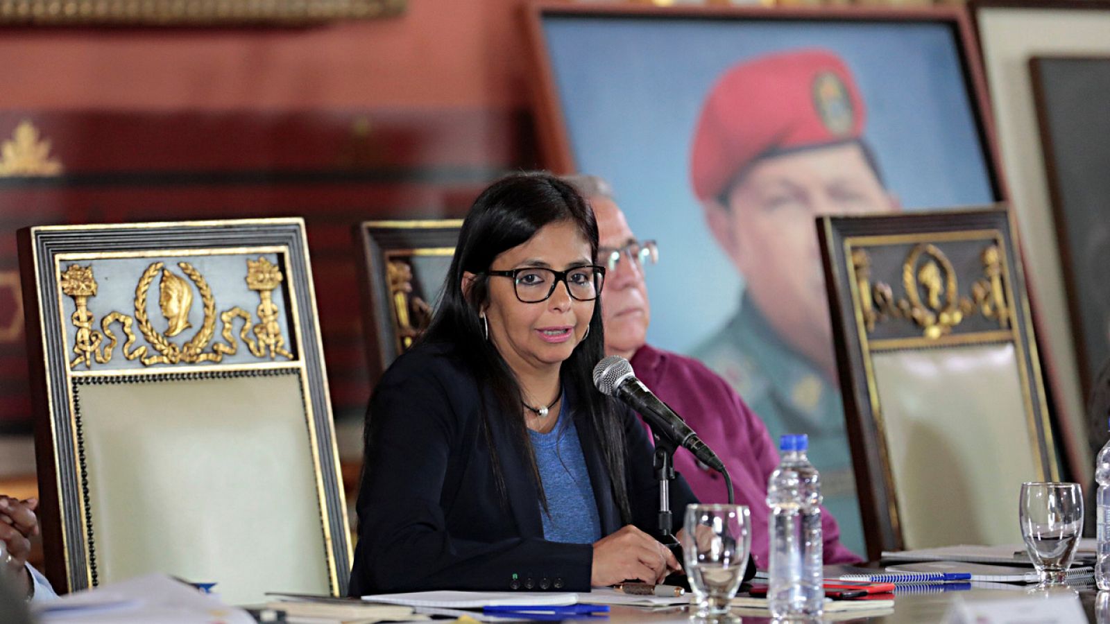 La presidenta de la Asamblea Nacional Constituyente de Venezuela, Delcy Rodríguez