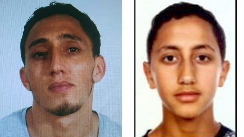 Fotografías de Driss Oukabir (izquierda) y Moussa Oukabir