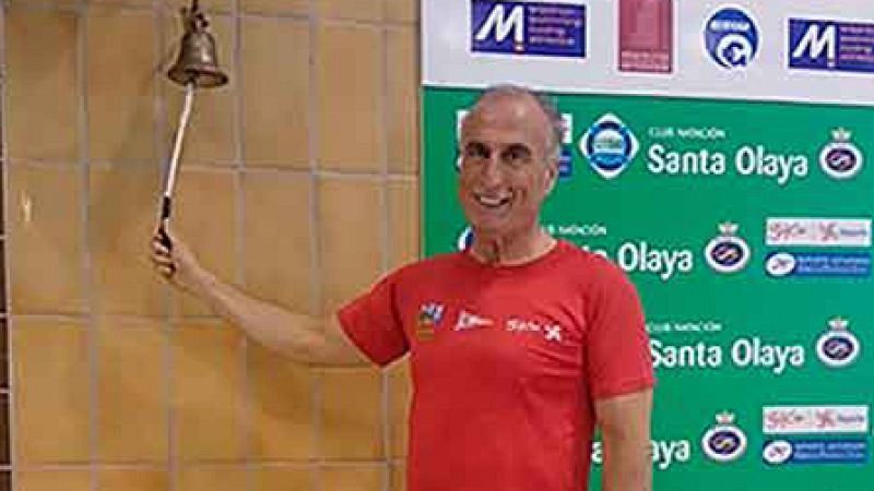 Imagen de Antonio Sánchez Mondejar en una de sus últimas pruebas con su club