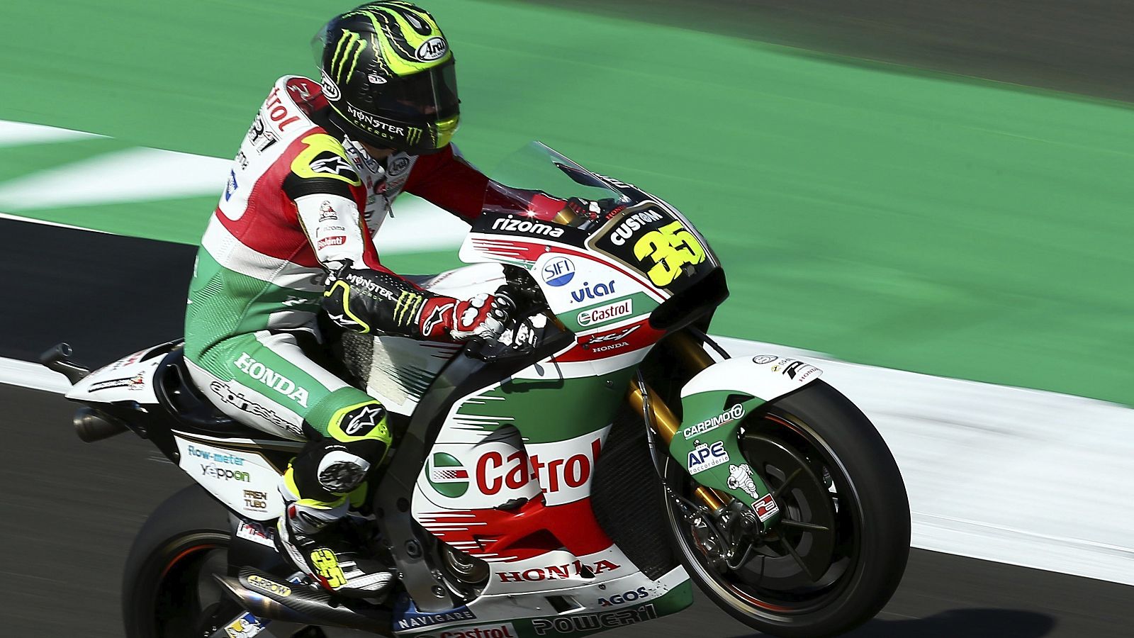 El piloto británico Cal Crutchlow, en Silverstone