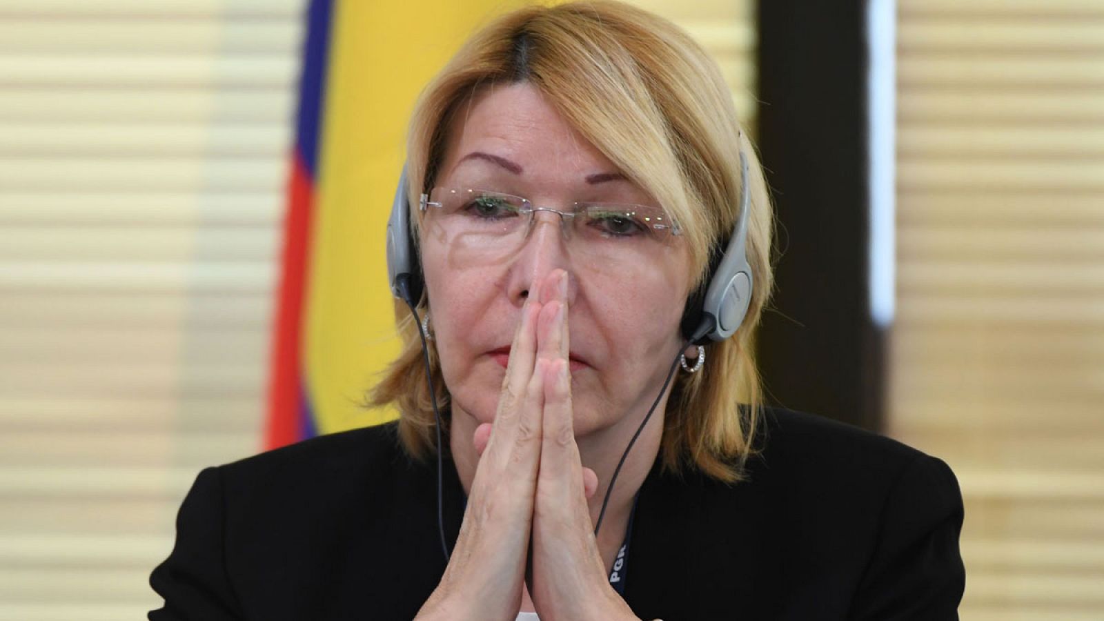 La exfiscal venezolana, Luisa Ortega, durante una conferencia en Brasilia (Brasil) el pasado 23 de agosto de 2017.