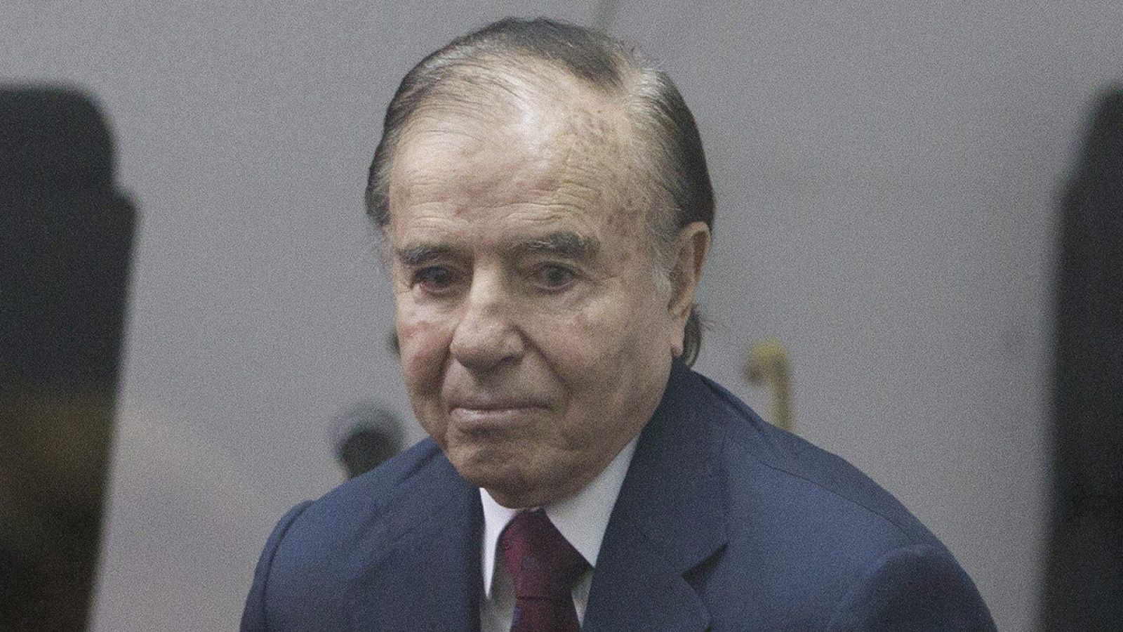 El expresidente argentino Carlos Menem (foto archivo)