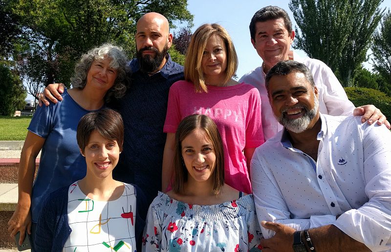 Parte del equipo: Victoria Hernández, David Vicente, Pepa Fernández, Carlos Santos, Javier Soto, Rosa Perarnau y Lorena Rodríguez