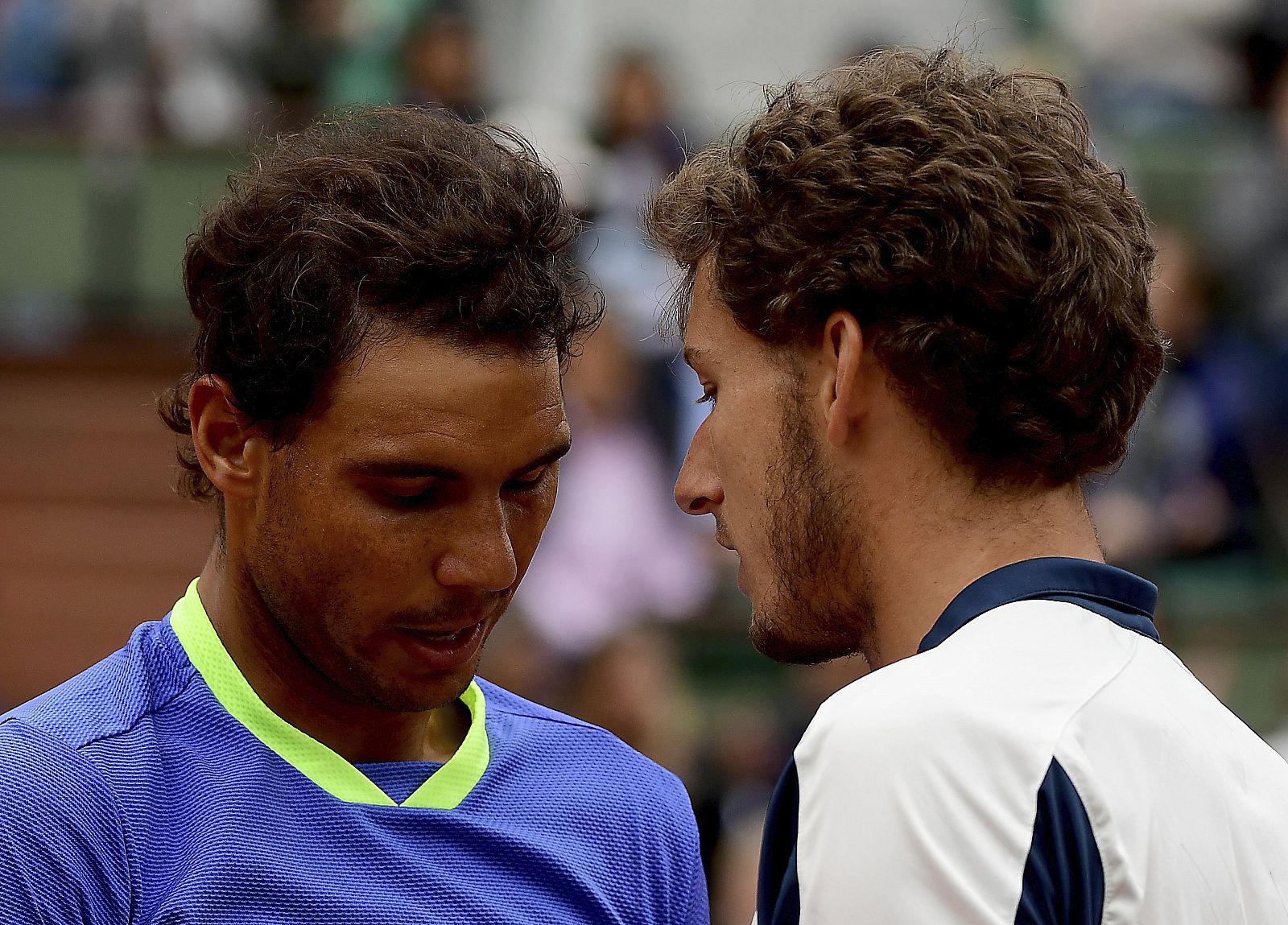 Nadal y Carreño en Roland Garros