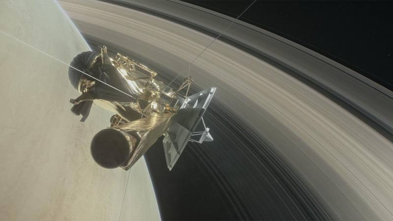 Cassini desaparecerá a unos 1.500 kilómetros de distancia de la superficie de Saturno.