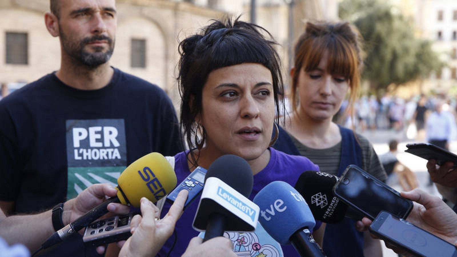 La diputada de la CUP en el Parlament de Cataluña Anna Gabriel