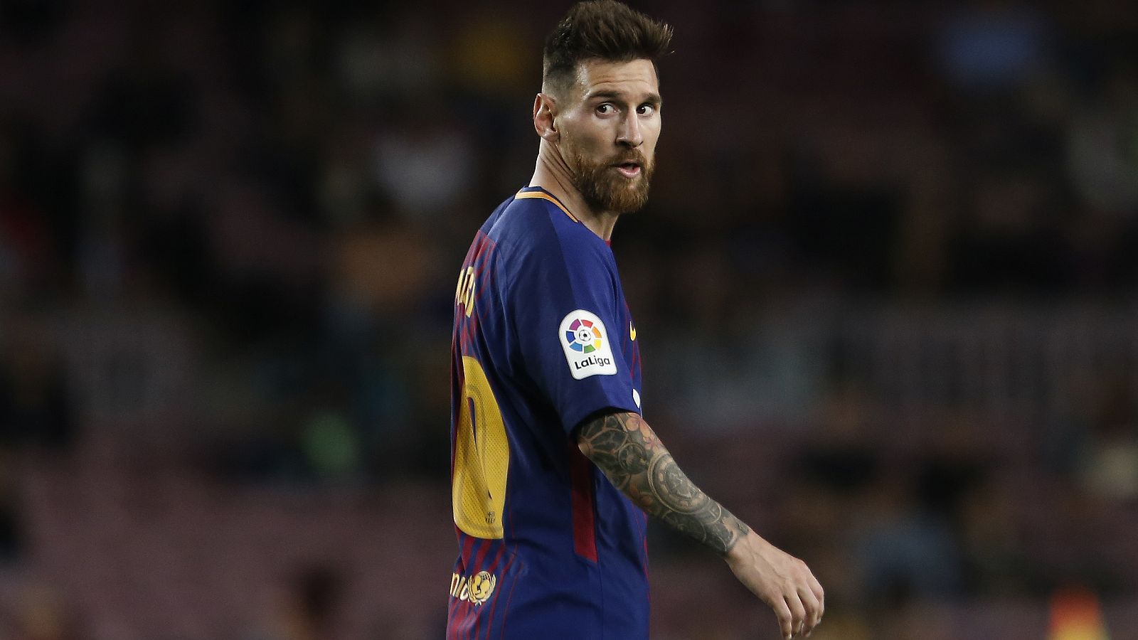 Leo Messi, en el partido contra el Eibar.