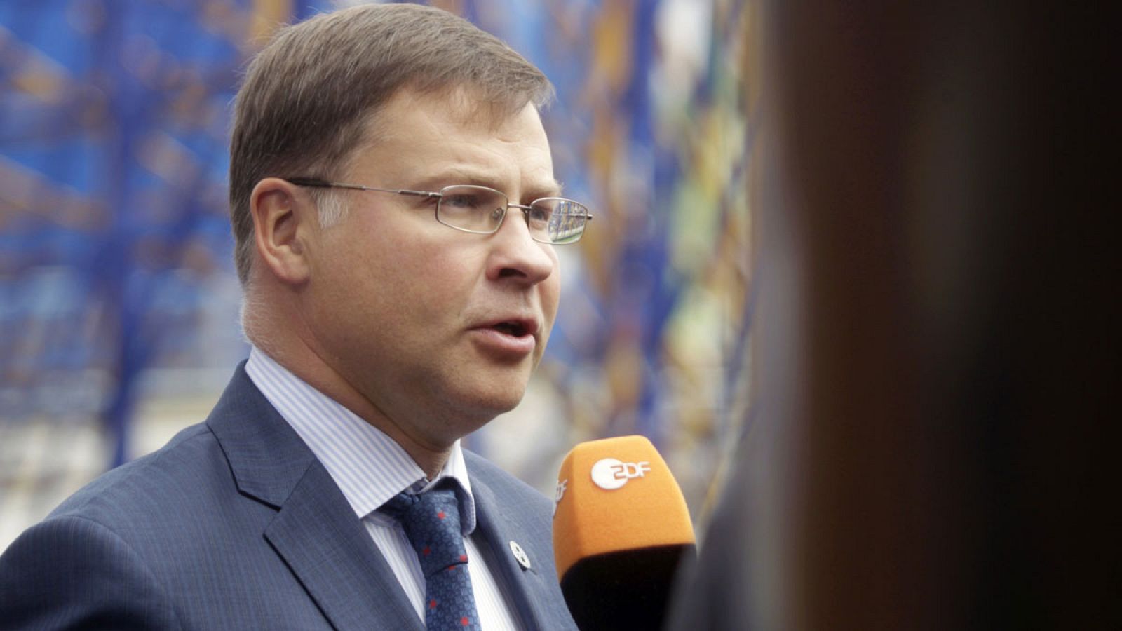 El vicepresidente de la Comisión Europea, Valdis Dombrovskis