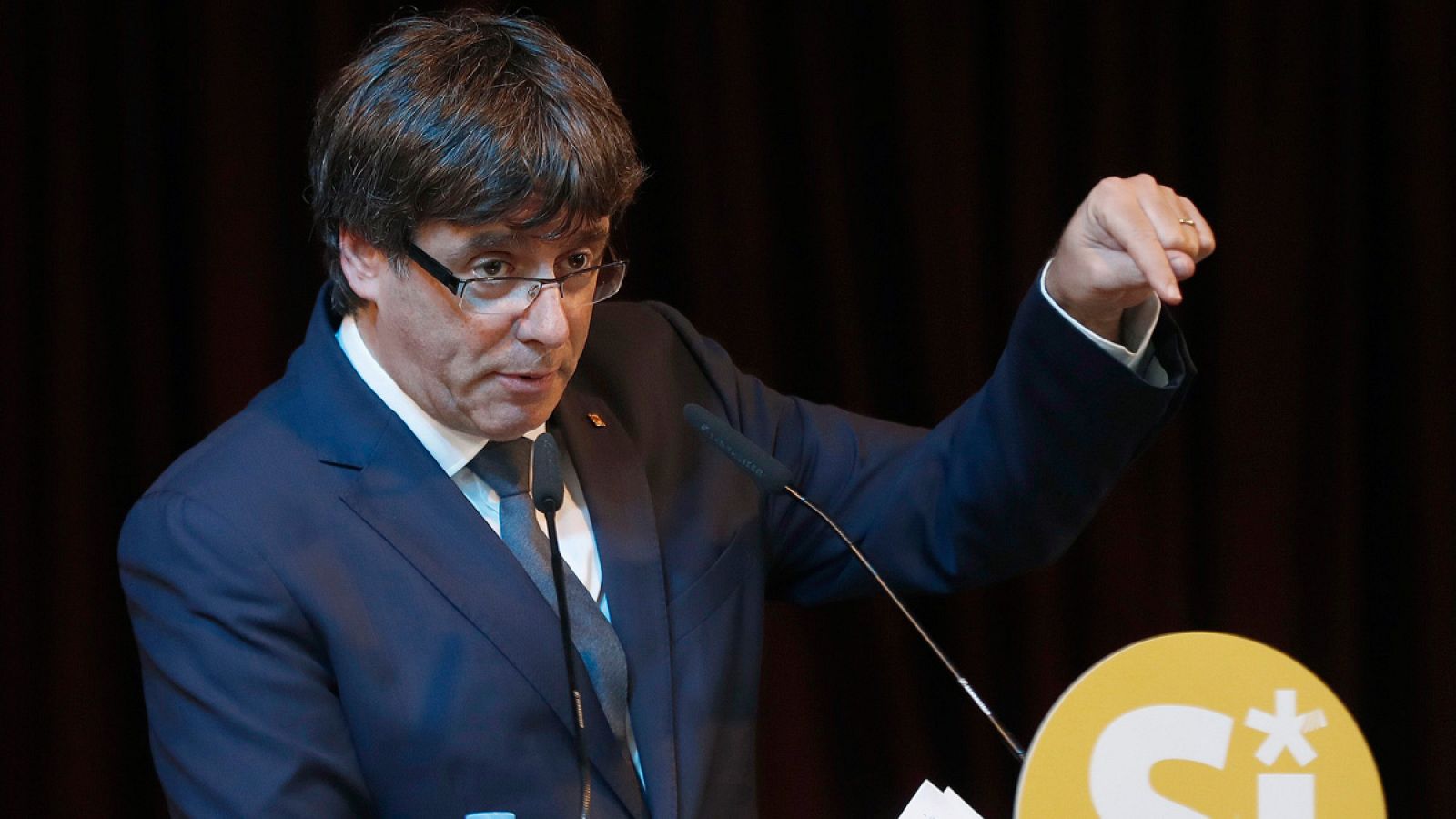 El presidente de la Generalitat, Carles Puigdemont