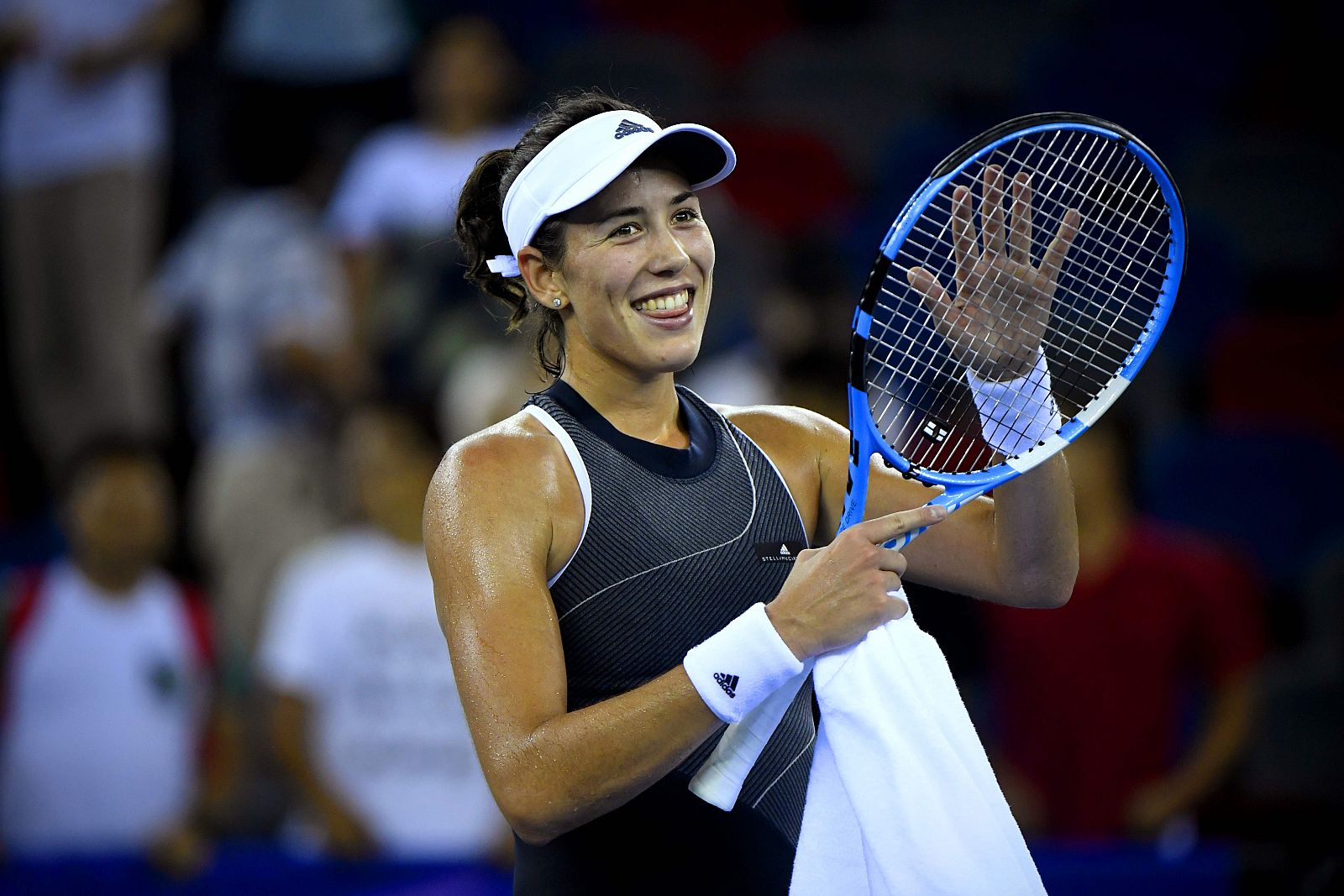 Muguruza, en el torneo de Wuhan