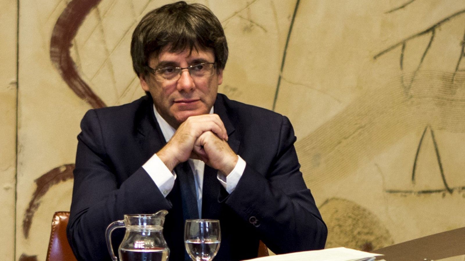 El presidente de la Generalitat , Carles Puigdemont