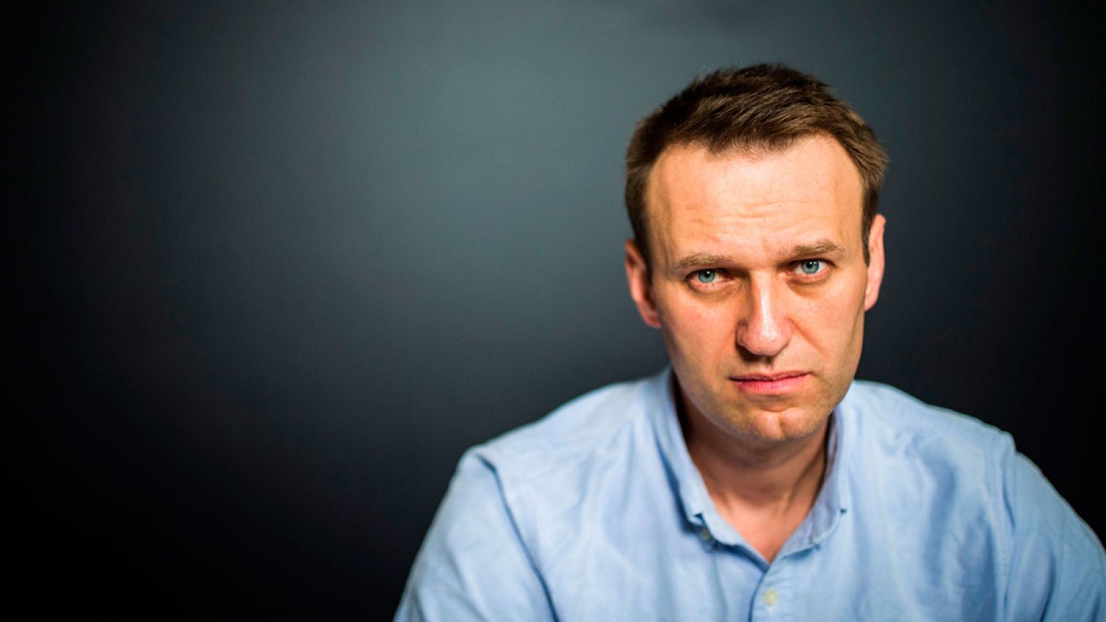 El líder de la oposición rusa Alexéi Navalny, en su oficina en Moscú