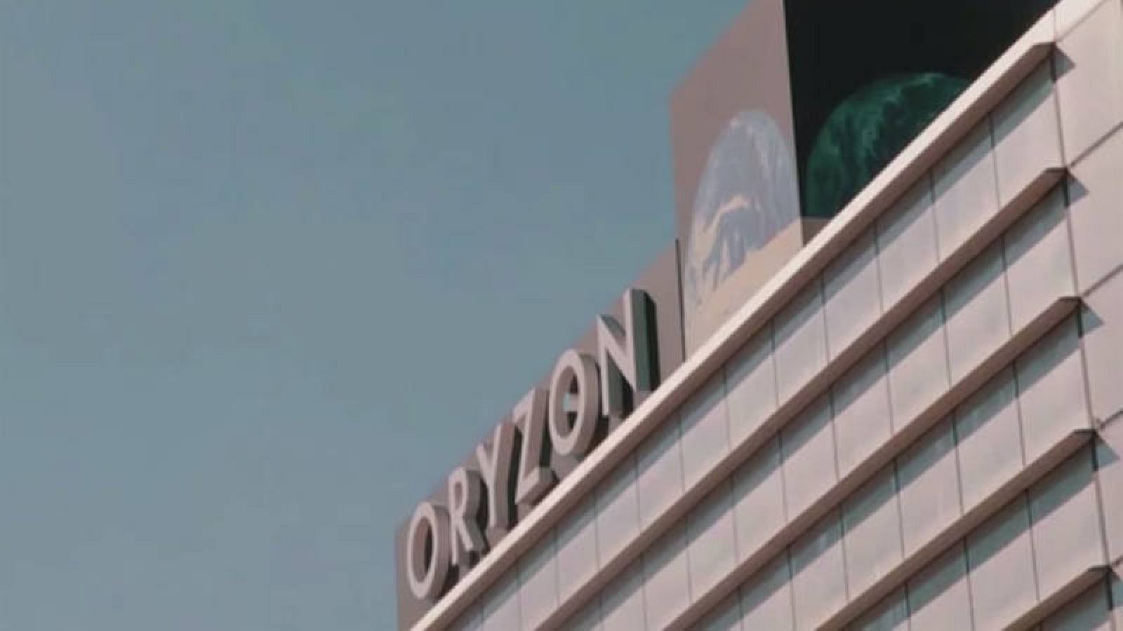 Imagen corporativa de un edificio de la farmacéutica Oryzon Genomics 
