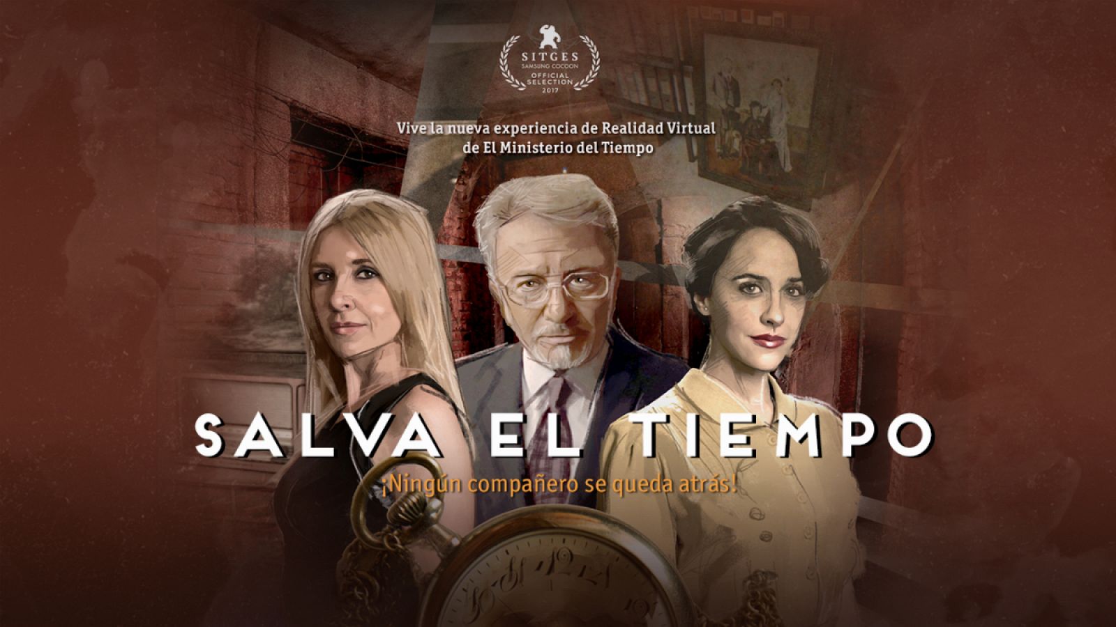 El cartel oficial de 'Salva el tiempo' en el Festival de Sitges