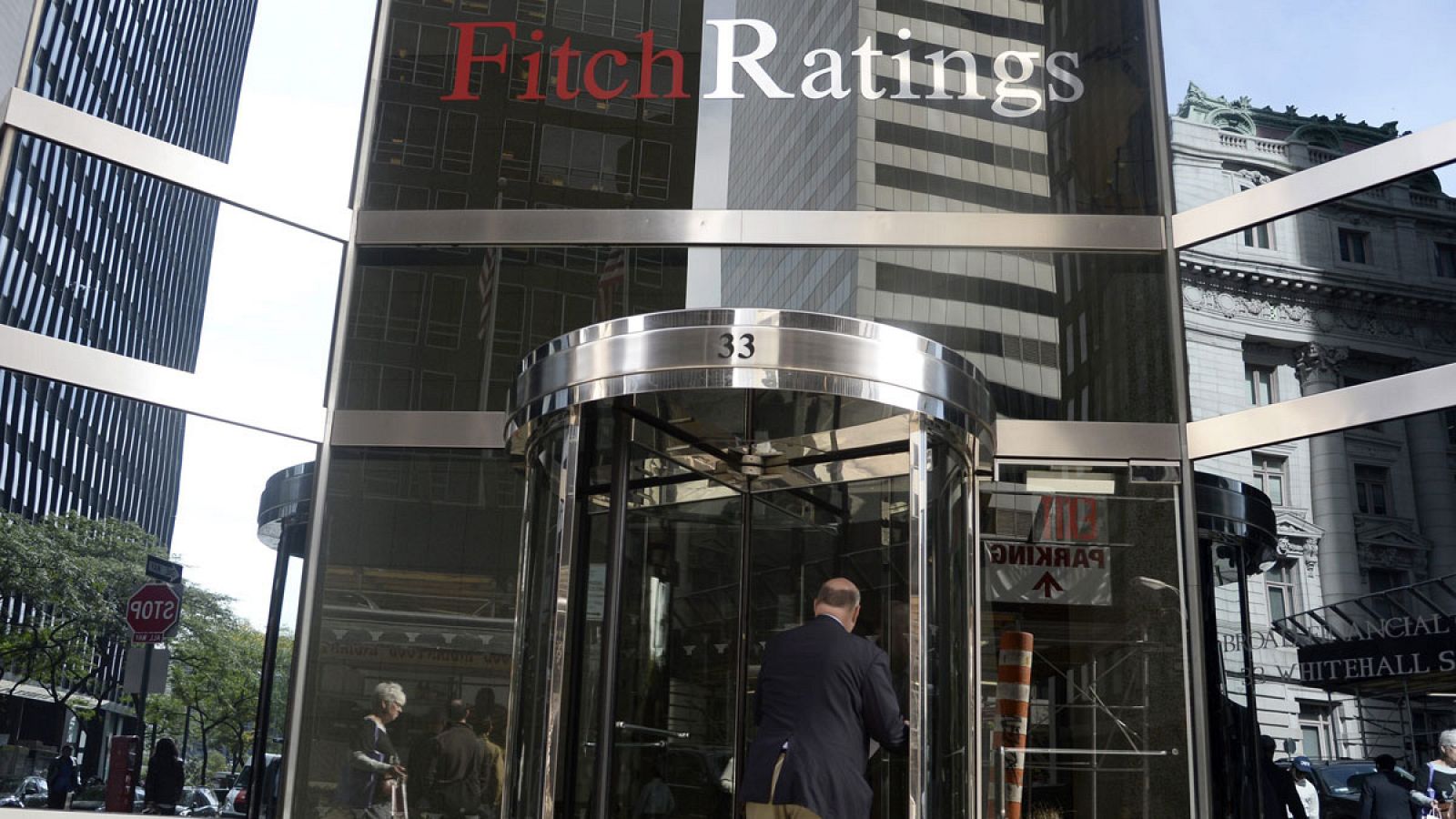 Imagen de archivo de octubre de 2013 de la vista exterior de las oficinas de Fitch Ratings en Nueva York (EE.UU.).