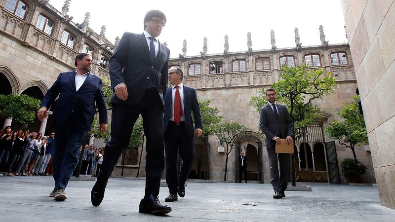 El presidente de la Generalitat, Carles Puigdemont