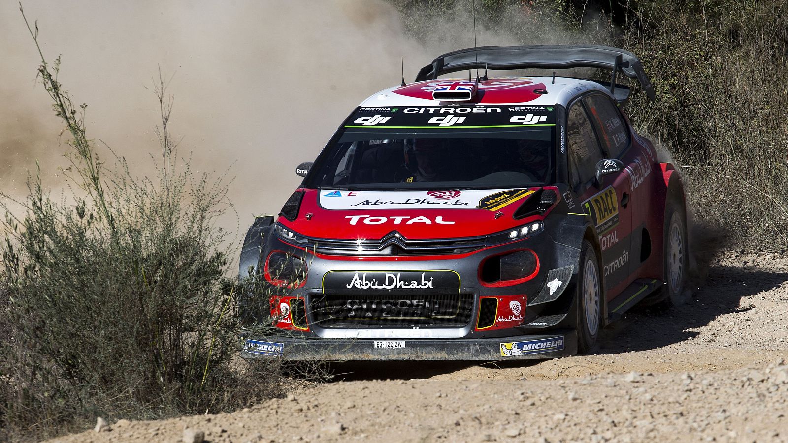 Kris Meeke, en el Rally de Cataluña-España