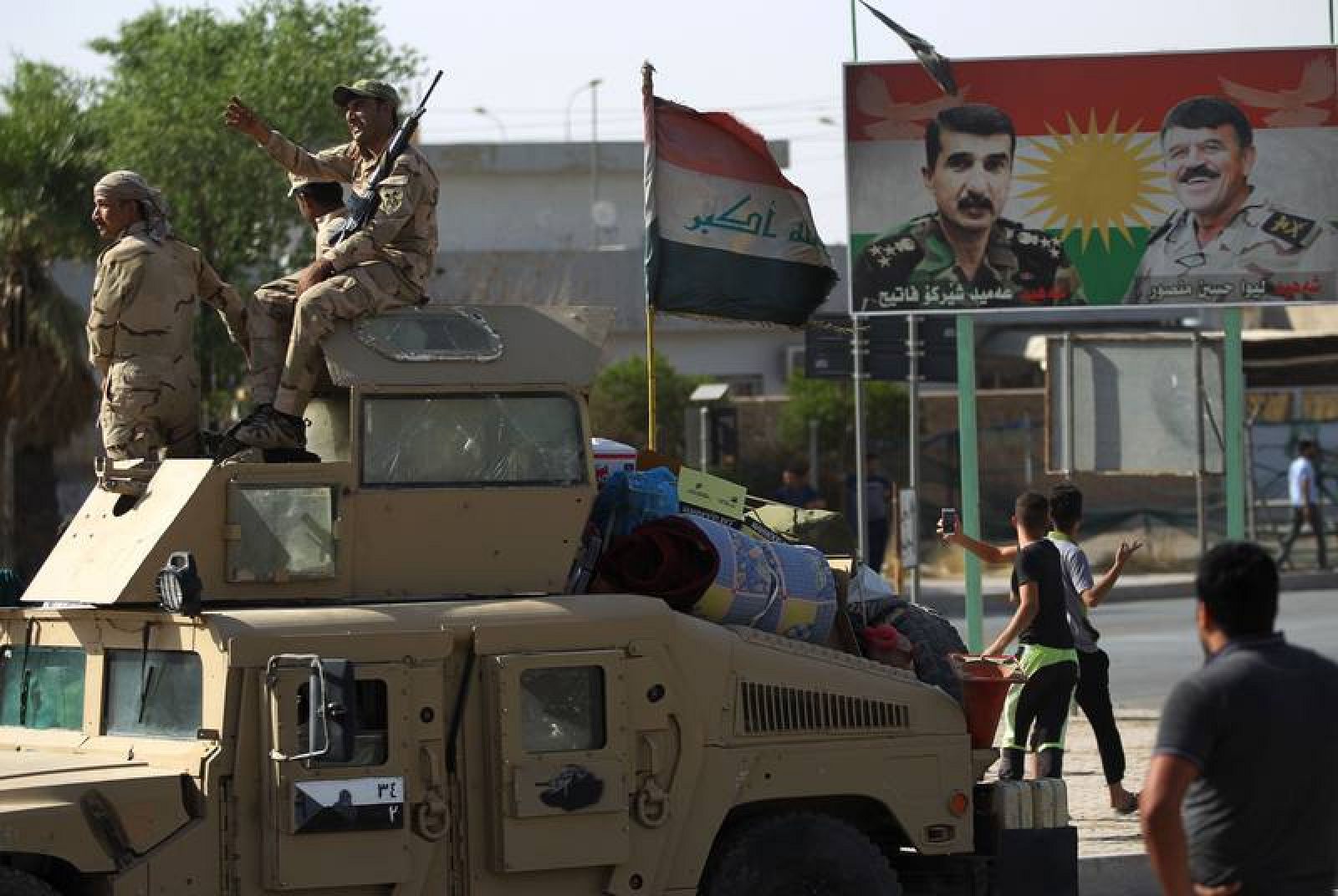  Las tropas iraquíes controlan zonas estratégicas de Kirkuk 
