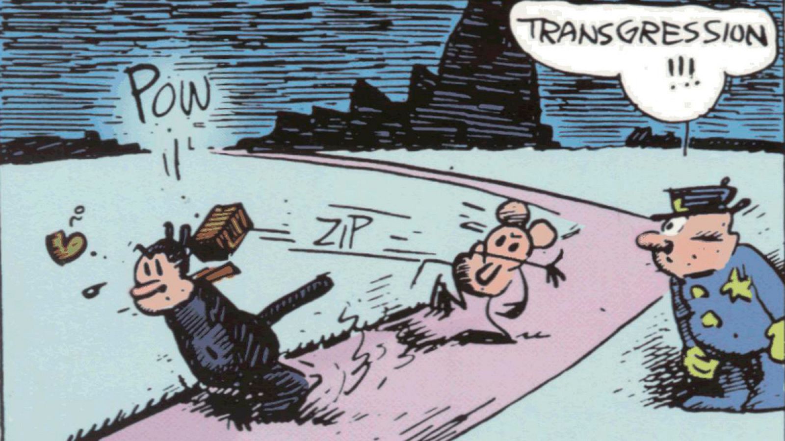 El gag más repetido de 'Krazy Kat'