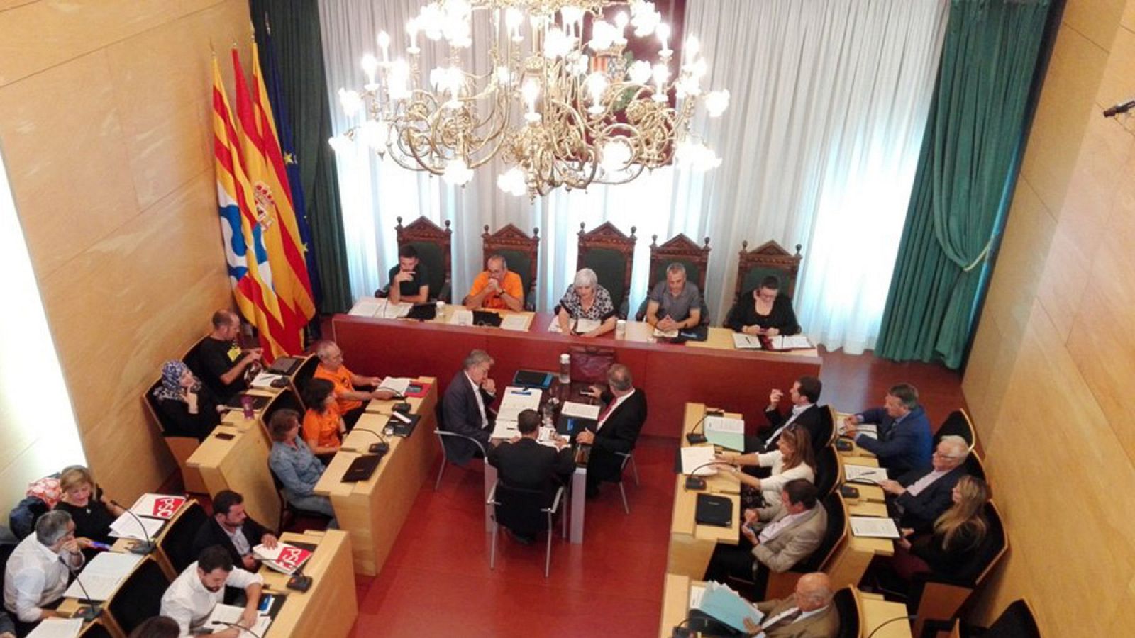 Una imagen del pleno del Ayuntamiento de Badalona del pasado 27 de septiembre.