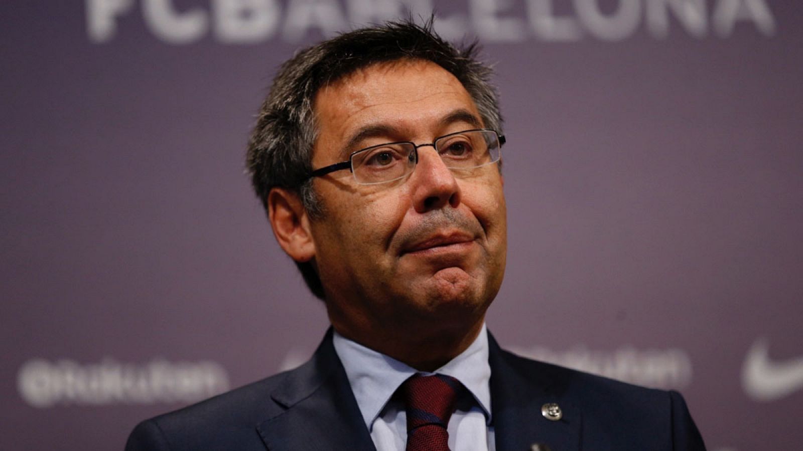El presidente del FC Barcelona, en rueda de prensa el pasado 2 de octubre
