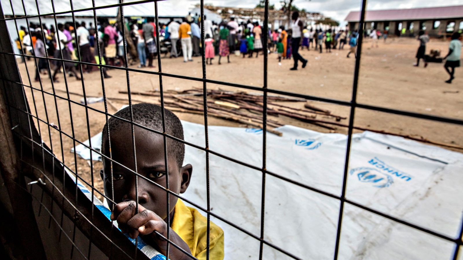 La escuela de Yoyo, en el asentamiento para refugiados sursudaneses de Bidibidi, en Uganda