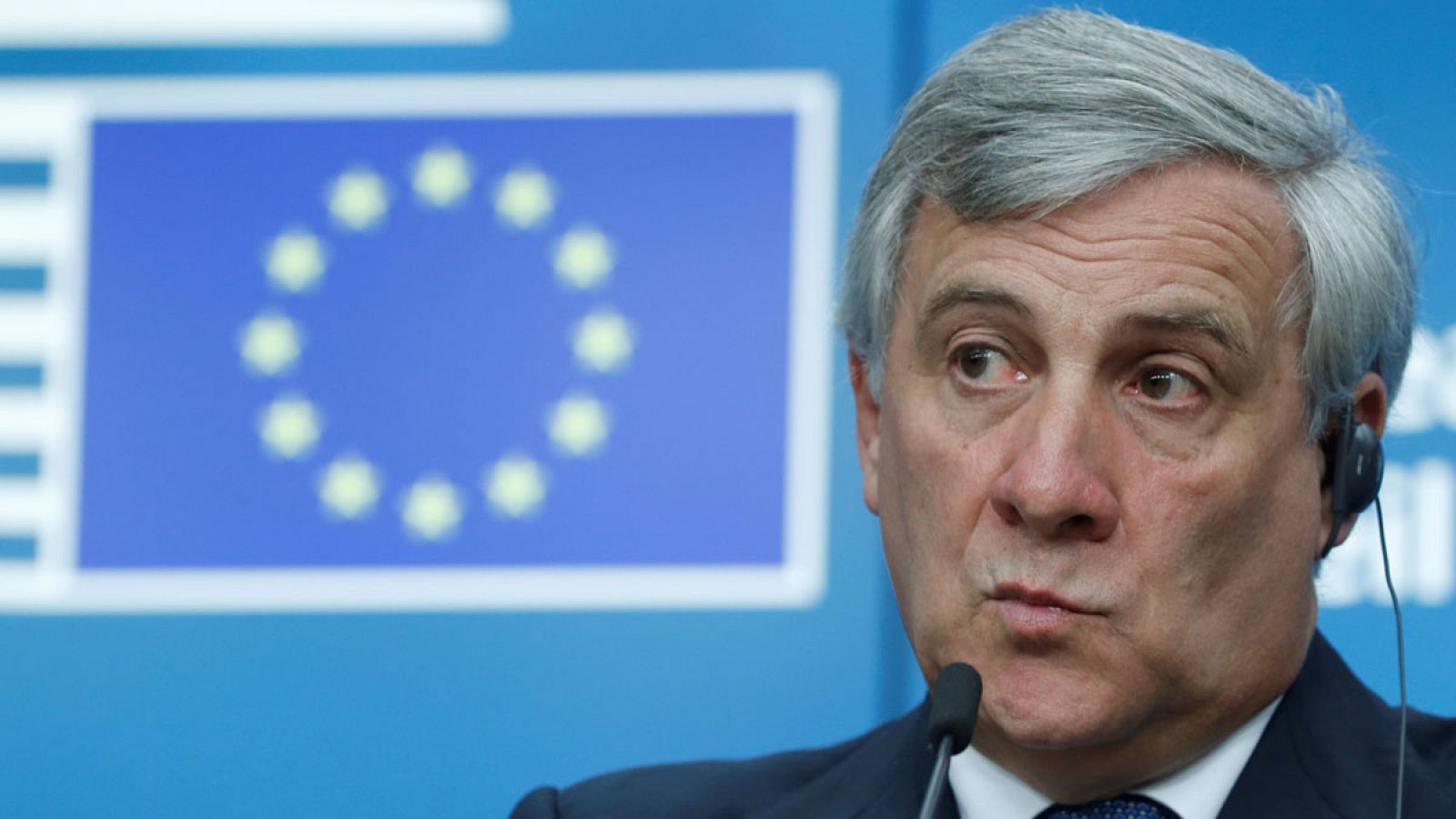 El presidente del Parlamento Europeo, Antonio Tajani.