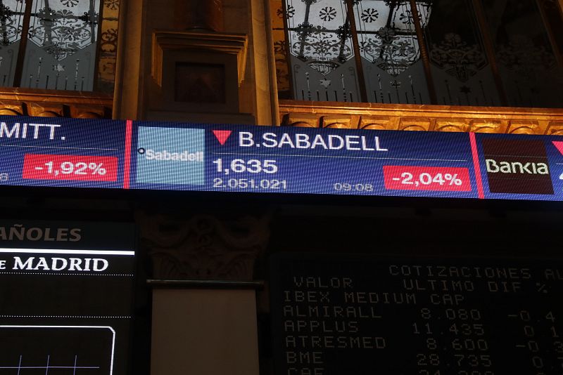 El IBEX 35 cae tras la declaración unilateral de independencia de Cataluña.