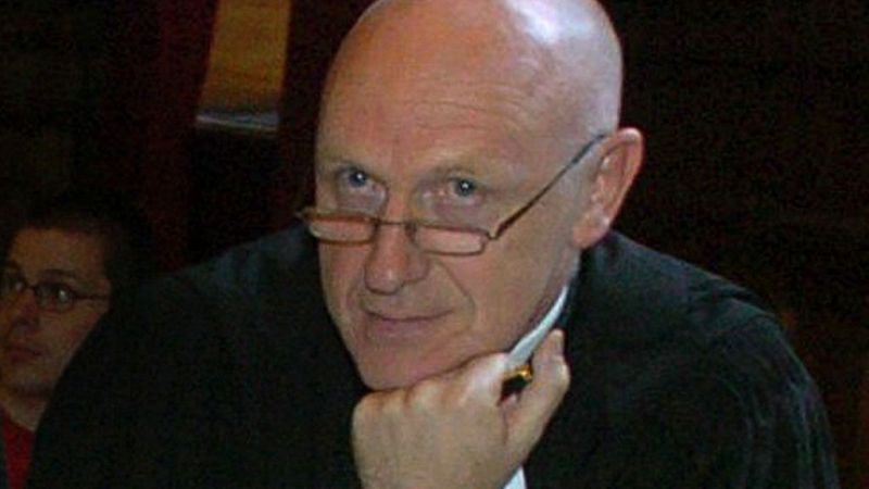 Fotografia de archivo del abogado belga Paul Bakaert