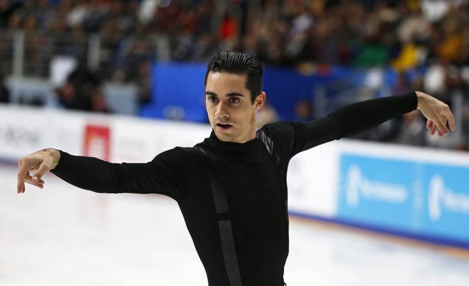 Javier Fernández, en la Rostelecom de 2016, donde se proclamó vencedor.