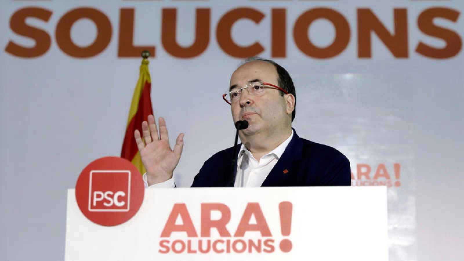 El primer secretario del PSC, Miquel Iceta