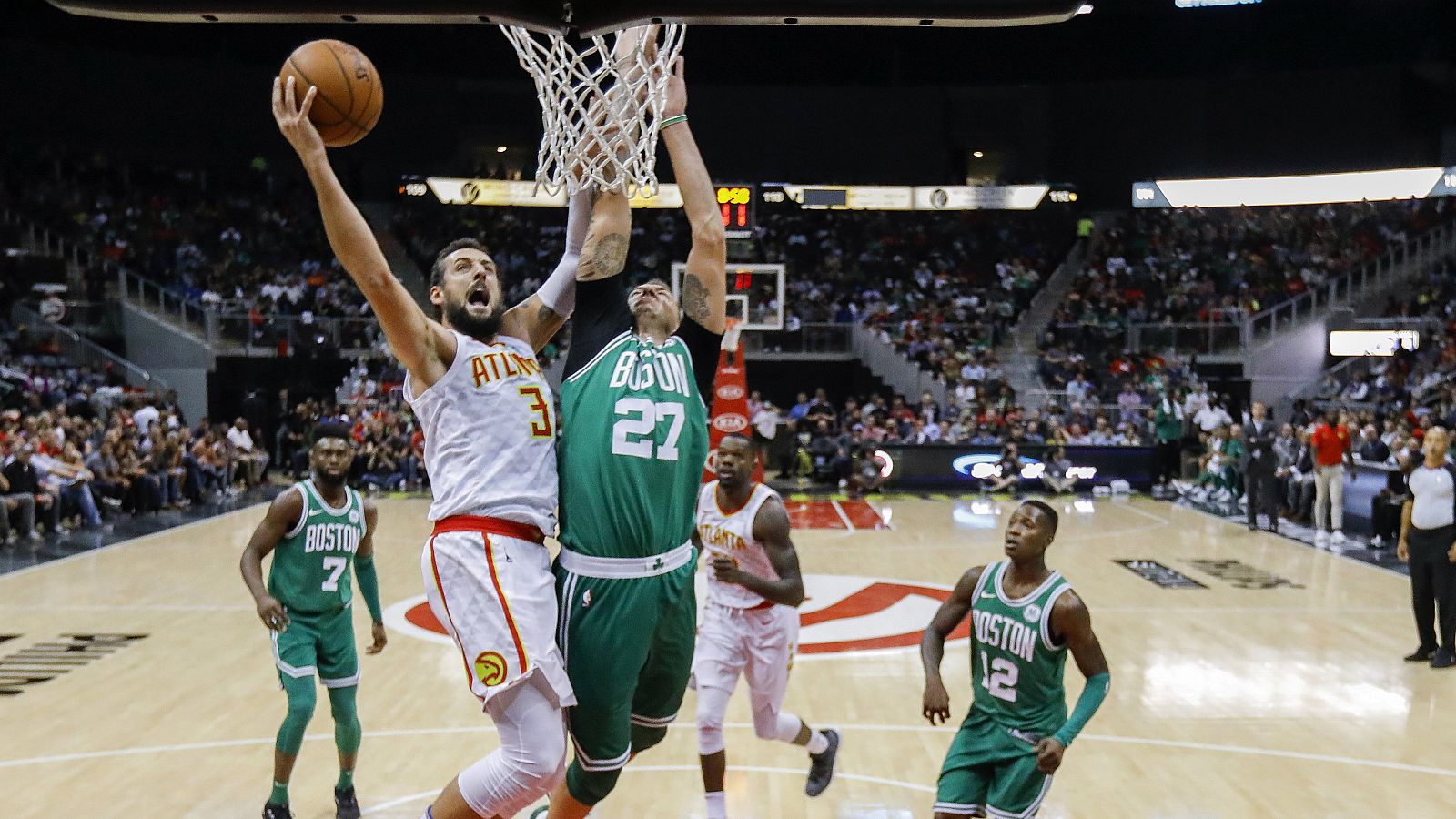 Victoria de los Boston Celtics ante Atlanta Hawks