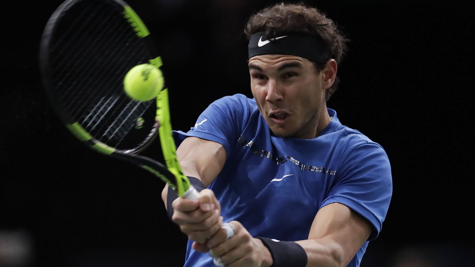 Rafa Nadal, en el pasado Masters de París-Bercy.