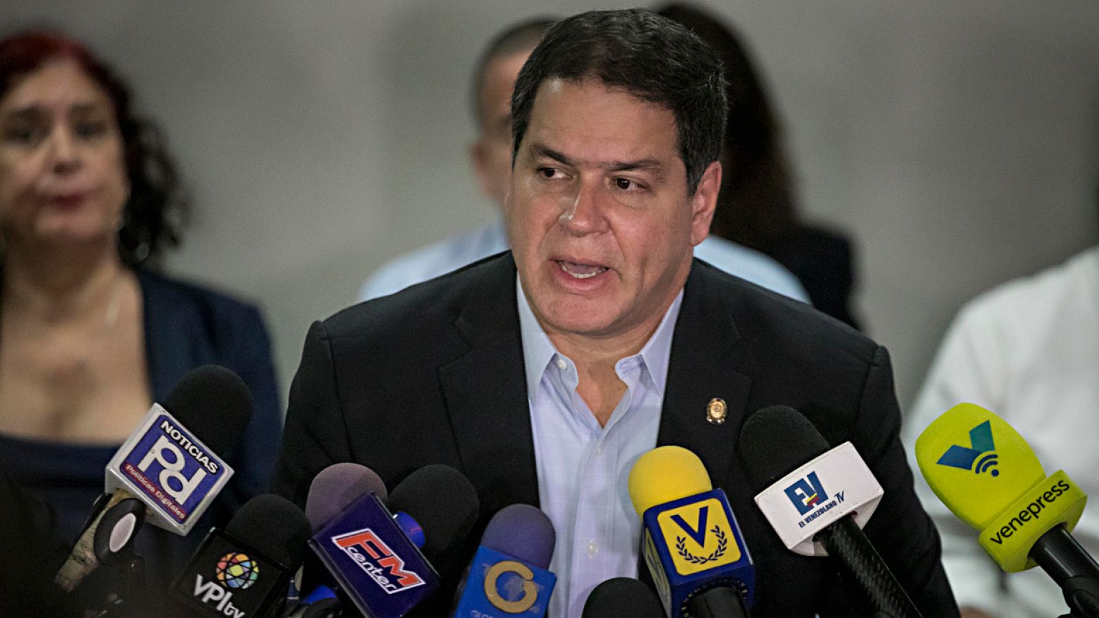 El líder negociador de la oposición, Luis Florido