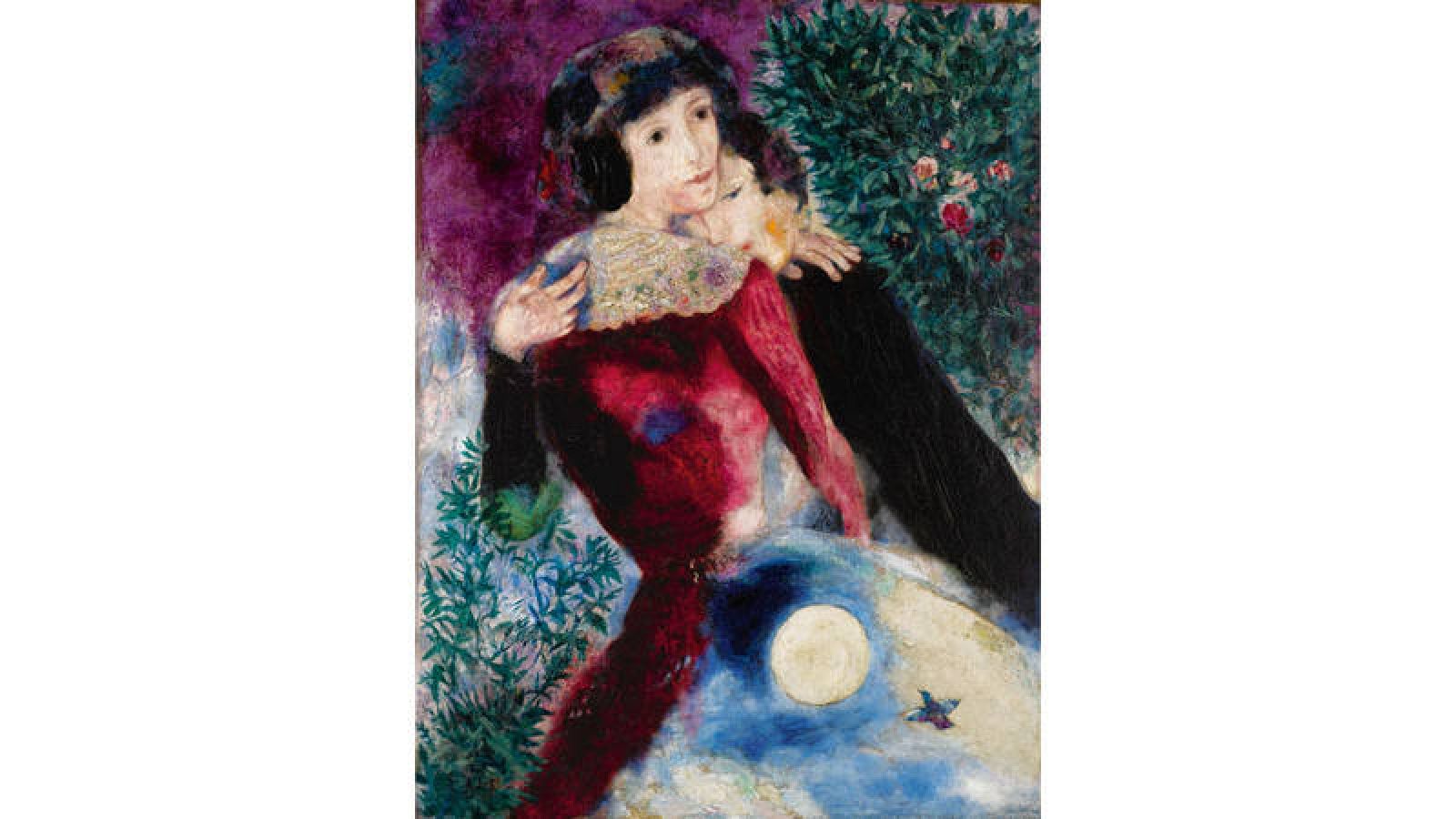  "Les amoureux" de Marc Chagall se ha conviertido en la obra mejor cotizada del artista francorruso. 