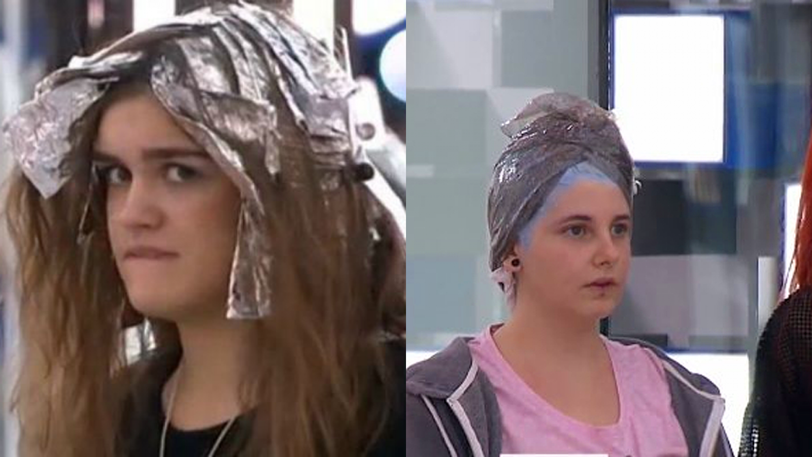 Amaia y Marina con sus pelos en la Academia de OT...¡Cambio de look!