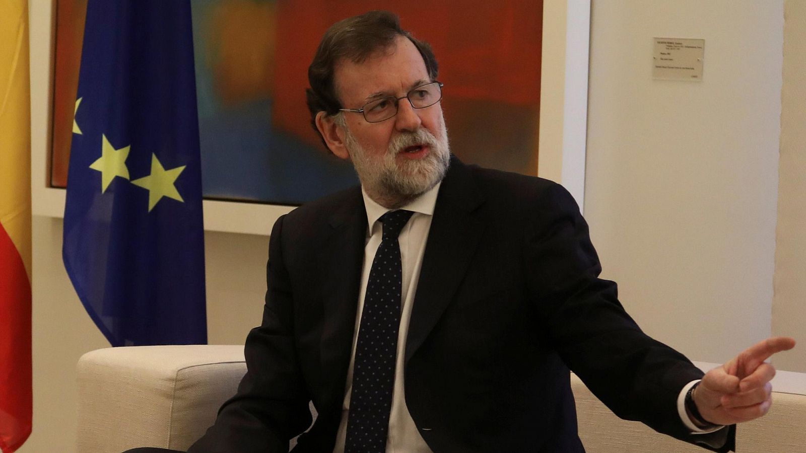 Imagen de archivo del presidente del Gobierno, Mariano Rajoy, en Moncloa