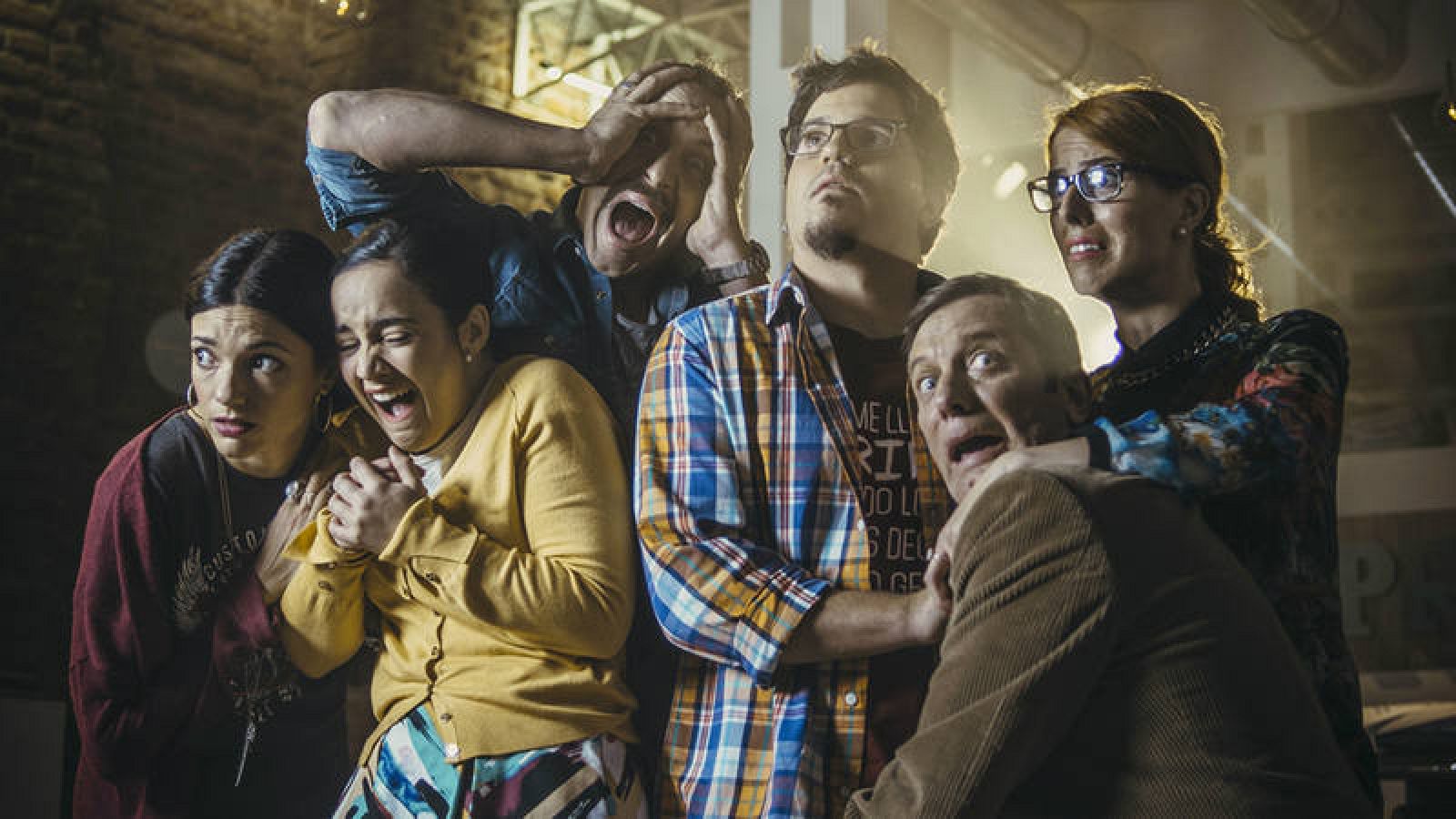  Paco Churruca, Javier Zapater, Sabrina Praga, Rubén Tejerina y Ángela Chica, protagonistas de 'Neverfilms'