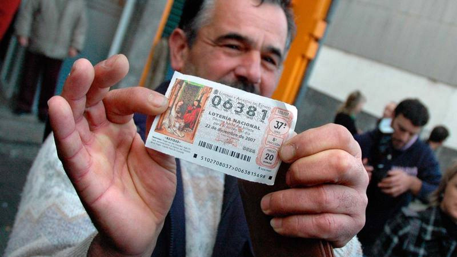 Un agraciado con el 'Gordo' de la Lotería de Navidad de 2007
